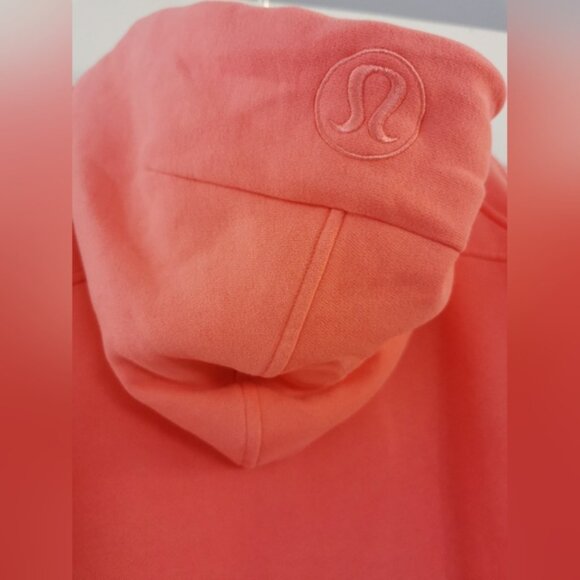 Lululemon Scuba Oversized HalfZip HoodieWarm Coral size ML - Picture 10 of 12